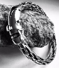 Load image into Gallery viewer, Men&#39;s Sterling Silver 8 Inch Bracelet
