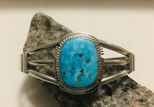 Load image into Gallery viewer, Sterling Silver &amp; Turquoise Cuff

