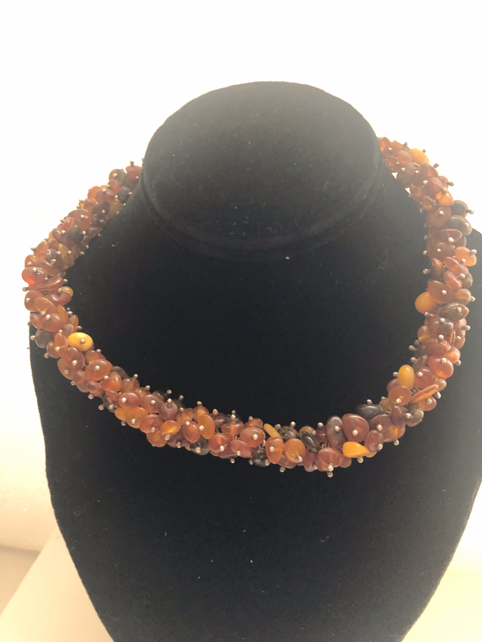 Amber Bead   Necklace