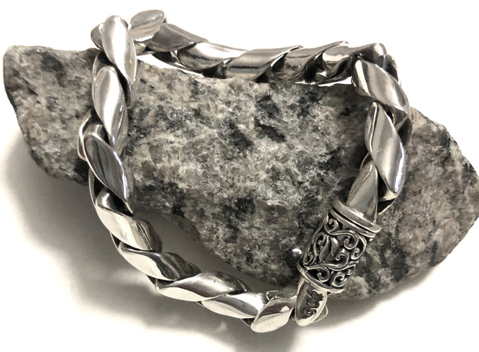 Linked Sterling Silver Bracelet