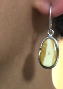 Royal amber earrings